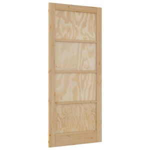 vidaXL Inredningsd&ouml;rr 86 x 198,5 cm Plywood Naturlig