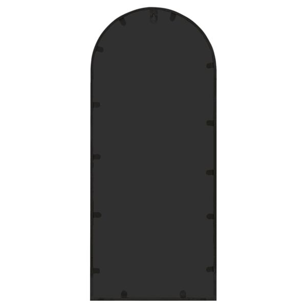 vidaXL Spegel svart 100x45 cm järn för inomhusbruk