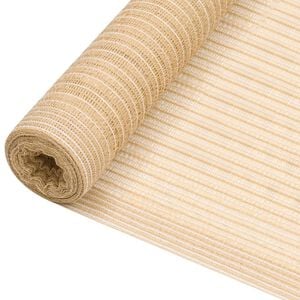 vidaXL Insynsskyddsn&auml;t beige 1x10 m HDPE 75 g/m&sup2;