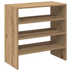 vidaXL Skohyllor 2 st stapelbara artisan ek 60x30x30,5 cm