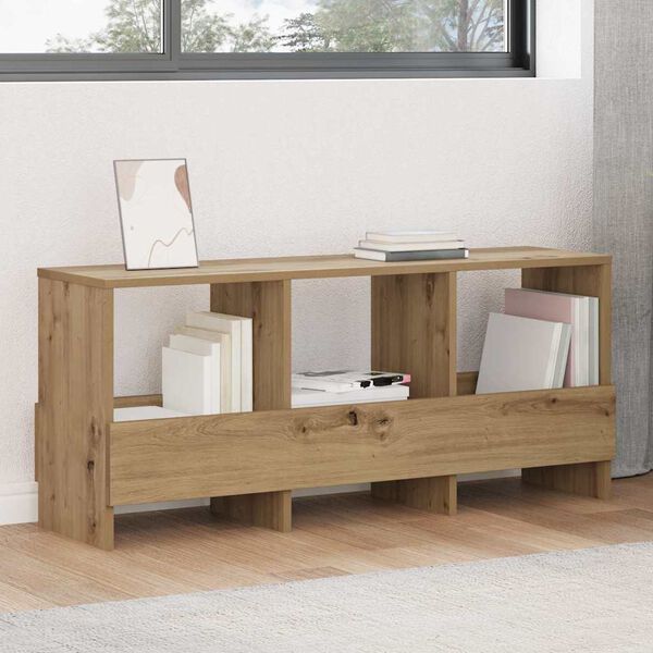 vidaXL Tidningshylla Artisan Ek 102 x 30 x 45 cm