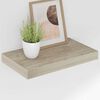 vidaXL Sv&auml;vande v&auml;gghyllor 4 st ek 40x23x3,8 cm MDF