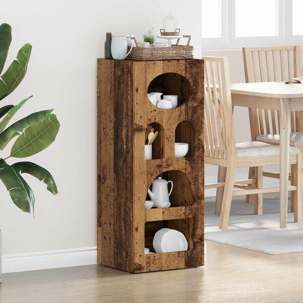 vidaXL Sideboard Gammalt tr&auml; 40 x 35 x 100,5 cm Konstruerat tr&auml;