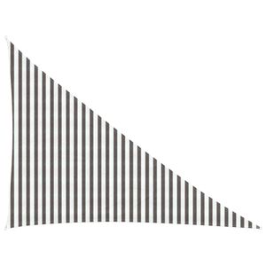 vidaXL Sols&auml;tt segel Ljusgr&aring; och vit. 3 x 4 x 5 m HDPE