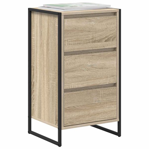 vidaXL Sideboard med l&aring;da Sonoma 42 x 36 x 75.5 cm Konstruerat tr&auml;