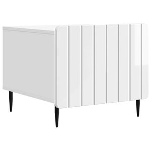 vidaXL Kaffeebord Vit h&ouml;gglans 49 x 50 x 42 cm Konstruerat tr&auml;