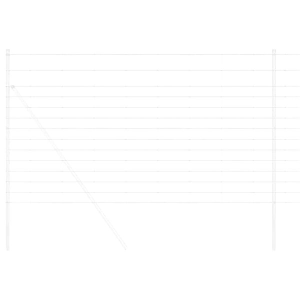 vidaXL St&auml;ngsel f&ouml;r &aring;ker / &auml;ng Silver 50 x 1,4 m Galvaniserat st&aring;l