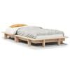 vidaXL S&auml;ngram utan madrass 90x200 cm massiv furu