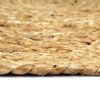 vidaXL Bordstabletter 6 st naturlig 38 cm rund jute