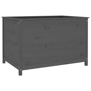 vidaXL Odlingsl&aring;da p&aring; ben 119,5x82,5x78 cm gr&aring; massiv furu