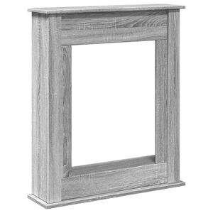 vidaXL Spiselkrans gr&aring; sonoma 75x20x87,5 cm konstruerat tr&auml;