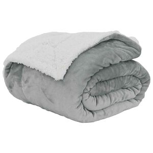 vidaXL Filt Gr&aring; 130 x 150 cm 1 kg Fleece