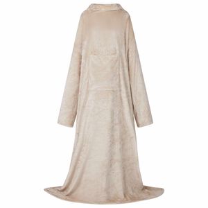 vidaXL Filt-hoodie Beige F Flanell