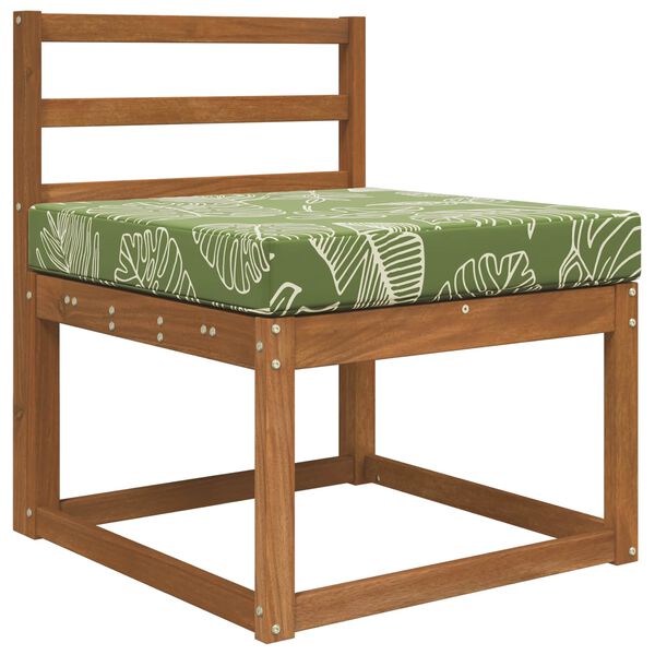 vidaXL Utomhus Soffa Kudde Bladdesign 60 x 60 x 8 cm Polyester