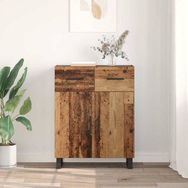 vidaXL Sideboard Gammalt tr&auml; 69,5 x 34 x 90 cm Konstruerat tr&auml;