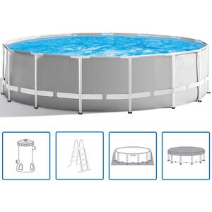 Intex Pool med tillbeh&ouml;r Prism Frame 457x122 cm 26726GN
