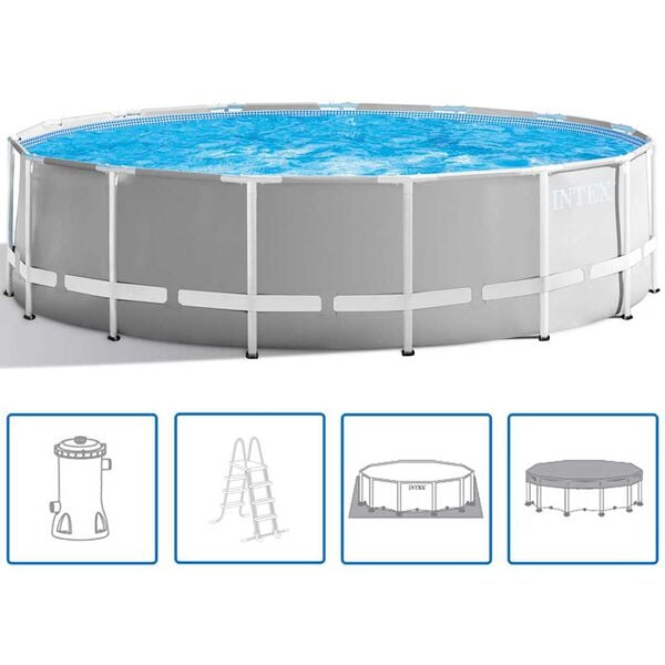 Intex Pool med tillbeh&ouml;r Prism Frame 457x122 cm 26726GN