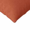 vidaXL Sofakuddar 2 pcs R&ouml;d orange 200 x 40 cm Kordread tyg
