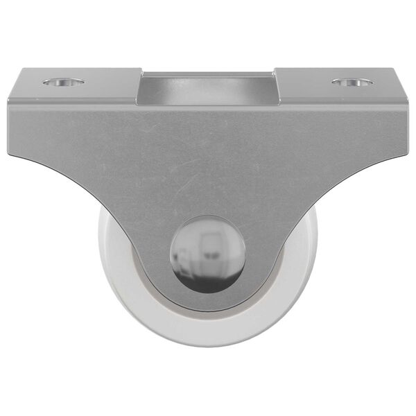 vidaXL Hjul 12 pcs Vit 42 x 11,5 x 29 mm J&auml;rn