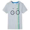 T-shirt med korta &auml;rmar f&ouml;r barn gr&aring; 140