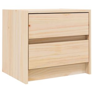 vidaXL S&auml;ngbord 40x31x35,5 cm massiv furu