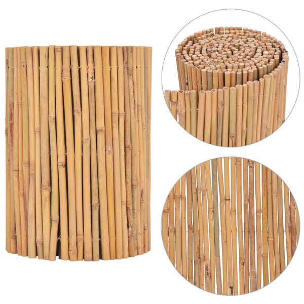 vidaXL Staket bambu 500x30 cm
