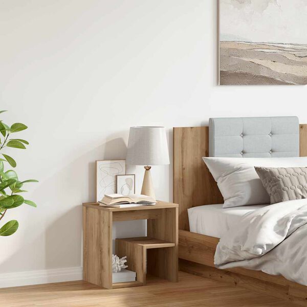 vidaXL S&auml;ngbord ek 40x30x40 cm konstruerat tr&auml;