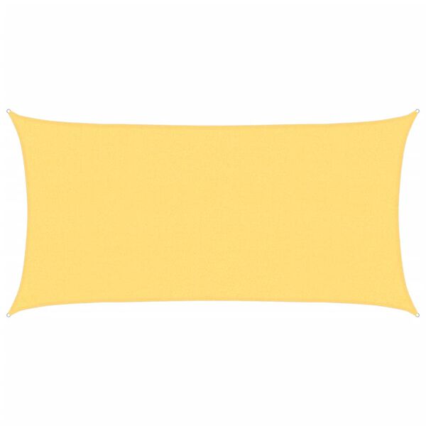 vidaXL Solsegel 160 g/m² vit 2x3,5 m HDPE