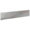 vidaXL Kant f&ouml;r gr&auml;smatta 20 st 100 x 22 cm St&aring;l Silver