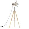 vidaXL Golvlampa massivt mangotr&auml; 140 cm