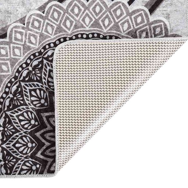 vidaXL Matta tvättbar 190x300 cm flerfärgad halkfri