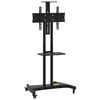 vidaXL Tv-st&auml;ll p&aring; hjul f&ouml;r 32-70 tums sk&auml;rm max VESA 600x400 mm 60kg