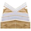 vidaXL Drivb&auml;nk 2 st impregnerad furu 200x50x35 cm