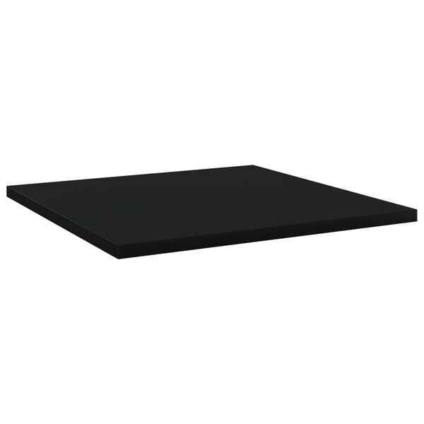 vidaXL Hyllplan 4 st svart 40x40x1,5 cm konstruerat tr&auml;