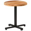 vidaXL Caf&eacute;bord runt &Oslash;70x75 cm massivt akaciatr&auml;