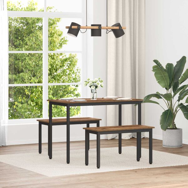 vidaXL b&auml;nk Gammalt tr&auml; 80 x 35 x 45 cm Konstruerat tr&auml;