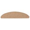 vidaXL Trappmattor självhäftande 30 st beige 56x17x3 cm