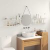 vidaXL Flytande hylla V&auml;ggmonterad 4 pcs Vit 80 x 18 x 2,5 cm St&aring;l