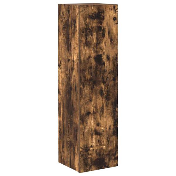 vidaXL TV-skåp 3 delar rökfärgad ek konstruerat trä