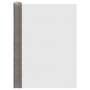 vidaXL N&auml;tduk 120 x 1000 cm 3 Mesh Rostfritt st&aring;l 201 Silver