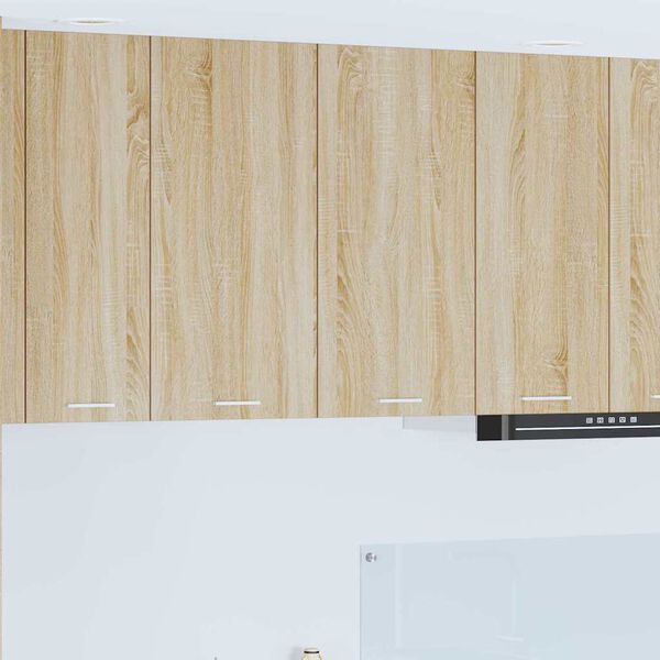 vidaXL H&auml;ngande sk&aring;p Sonoma-ek 80 x 31 x 80 cm Konstruerat tr&auml;