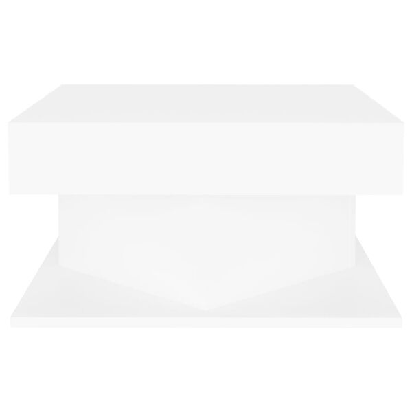 vidaXL Soffbord vit 57x57x30 cm konstruerat trä