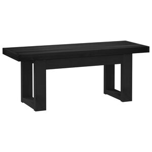 vidaXL Matb&auml;nk NOAIN 120 x 41 x 45 cm Massivt furu Svart