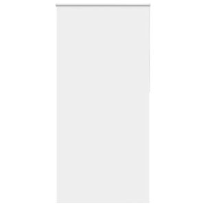 vidaXL Rullgardin m&ouml;rkl&auml;ggningsgardin vit 115x210 cm tyg bredd 110,7cm
