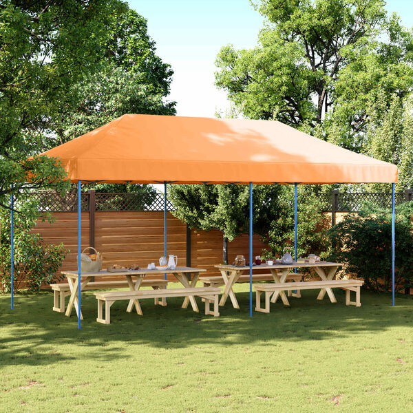 vidaXL Partyt&auml;lt Orange 292 x 580 x 315 cm Oxford Tyg
