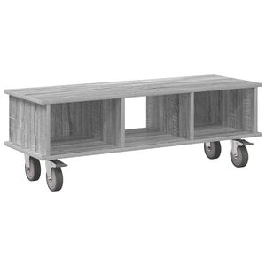 vidaXL TV-b&auml;nk Gr&aring; Sonoma 100 x 35 x 35 cm Konstruerat tr&auml;