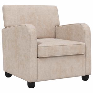 vidaXL F&aring;t&ouml;lj Beige Chenille