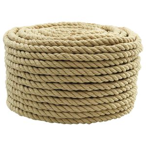 vidaXL B&aring;tsn&ouml;re 14 mm 50 m Naturlig