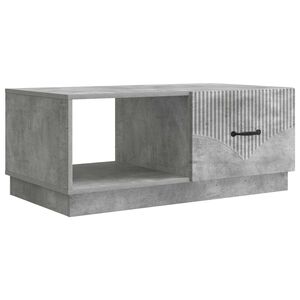 vidaXL Kaffeebord Betonggr&aring; 90 x 50 x 37 cm Konstruerat tr&auml;