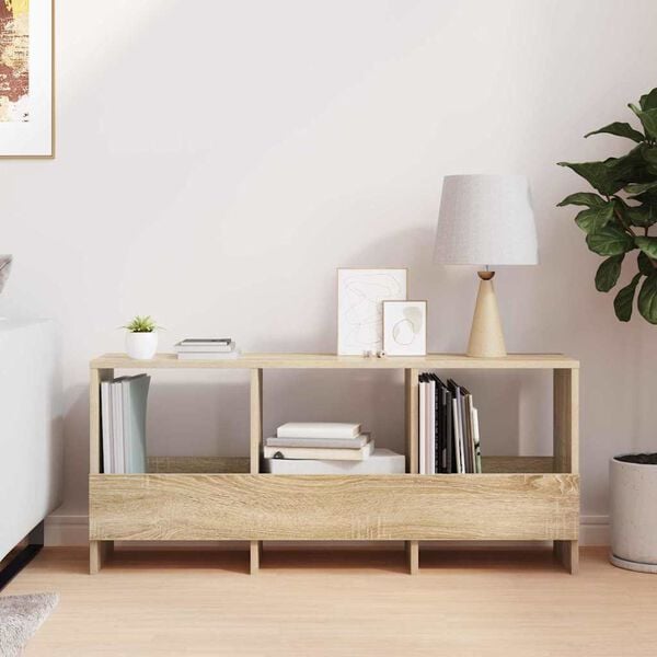 vidaXL Tidningshylla Sonoma-ek 102 x 30 x 45 cm